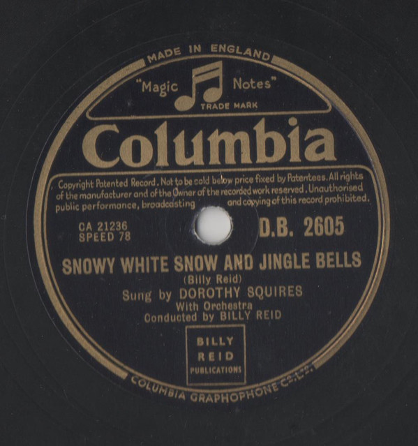 Dorothy Squires - Snowy white snow and jingle bells