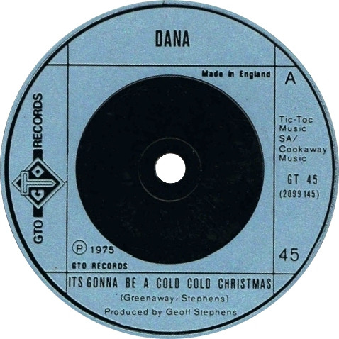 Dana - It's gonna be a cold, cold Christmas