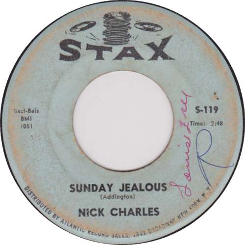 Nick Charles - Sunday jealous