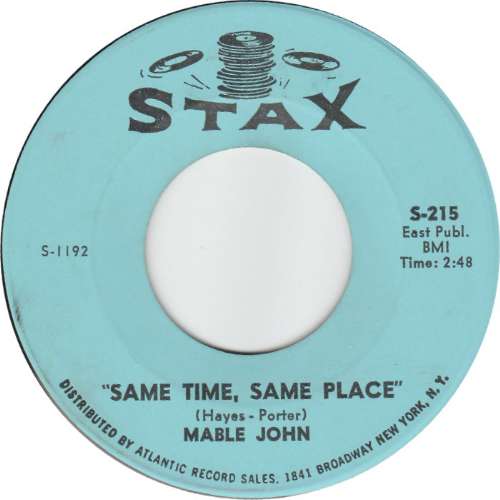 Mable John - Same time same place