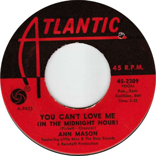 Ann Mason & Little Mac & The Boss Sounds - You can't love me ~ in the midnight hour