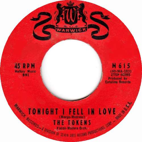 The Tokens - Tonight i fell in love