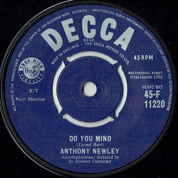 Anthony Newley - Do you mind