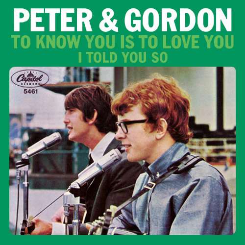Peter & Gordon - To Know You Is to Love You