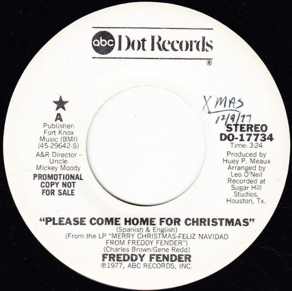 Freddie Fender - Please come home for Christmas