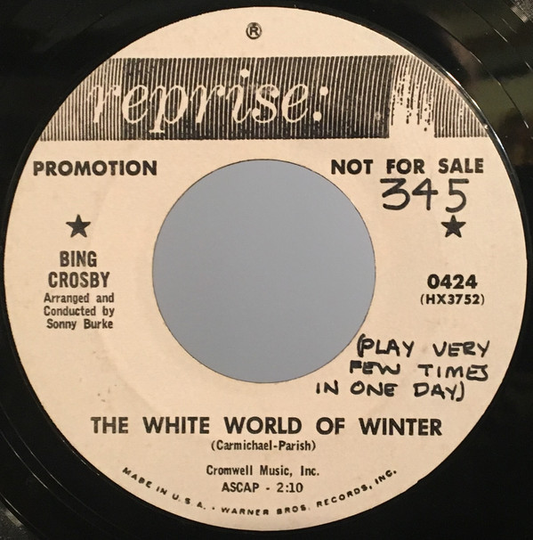 Bing Crosby - The white world of winter
